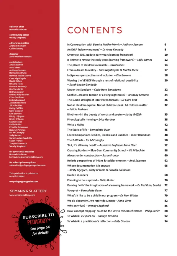 Pedagogy+ Magazine ISSUE 11 - OCTOBER/NOVEMBER 2021 - Image 2