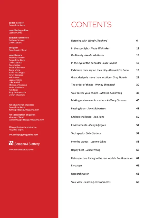 Pedagogy+ Magazine ISSUE 02 NOVEMBER/DECEMBER 2017 - Image 2